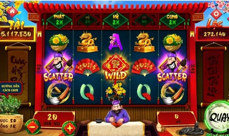 Các biểu tượng trong game Nổ Hũ Ông Đồ Tại ManClub 